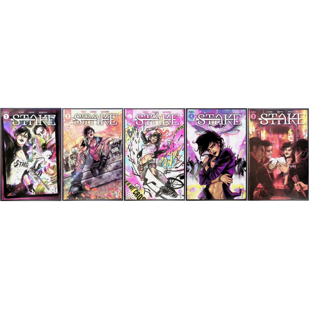 Scout Comics Comic Book Lot Stake #1-5 Byrne Fantini Rodriguez Vampire Horror